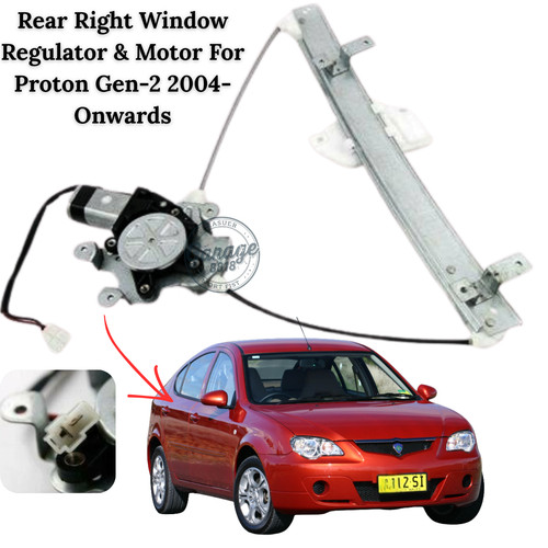Rear right window regulator - rear,