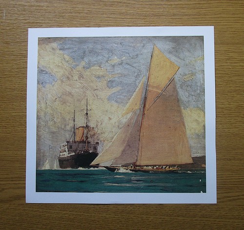 Ocean liner art - 8.20",