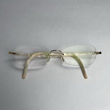 Lindberg 042/573H Eyeglasses Glasses Frames Square Cream Rimless 53-16-120