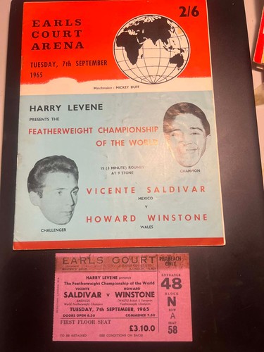 Boxing programme ticket 7th - ticket,,