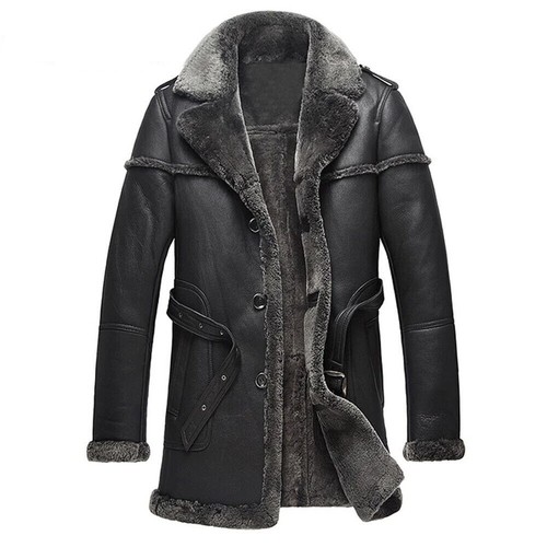 Mens aviator raf sheepskin - b3,