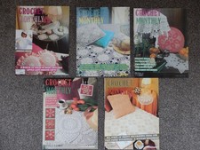 Vintage - 5 x Crochet Monthly