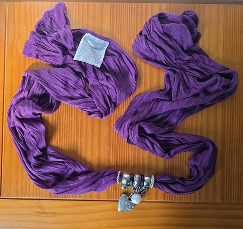 Avon purple slim scarf with - scarf,