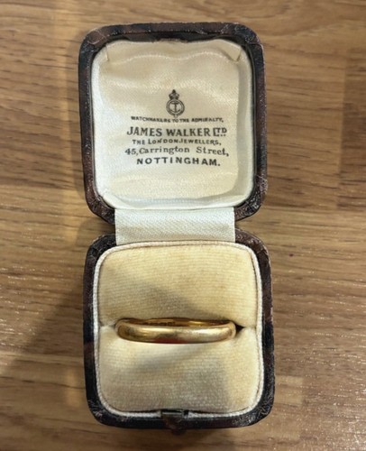 22ct gold wedding - , band