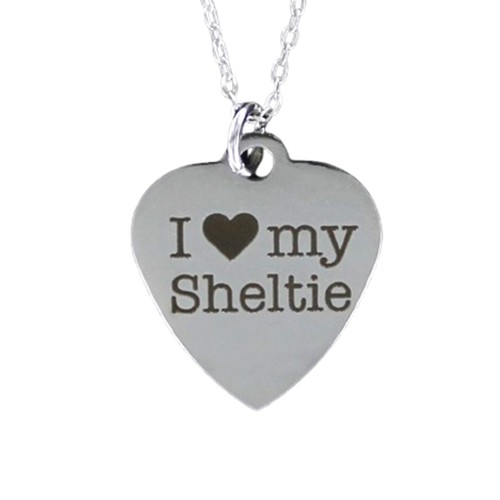 Love sheltie heart - love,