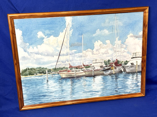 1992 john keepax watercolor - 1992,