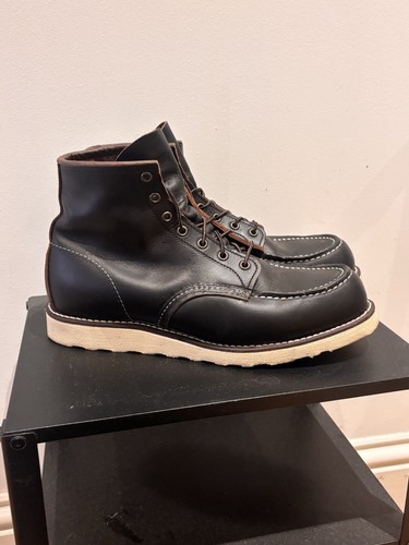 Red wing shoes black moc - , toe