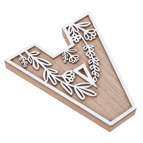 Wooden decorative letters - wooden,