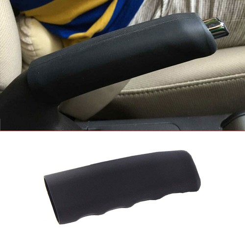 Black car handbrake cover - black,