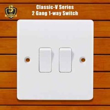 New 2 Gang 2 Way Light Switch