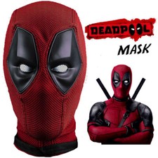 Cosplay Deluxe Deadpool Full Face Mask Breathable knitted Helmet Halloween Prop