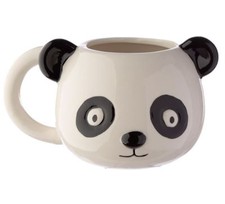 NOVELTY PANDA HEAD 3D STYLE ANIMALS COFFEE MUG CUP NEW IN GIFT BOX