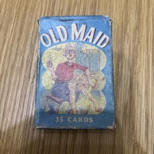 Vintage - Old Maid Card Game -