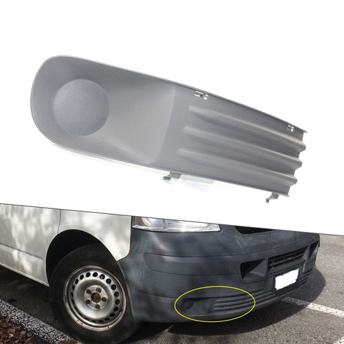 Front bumper fog light grille - front,