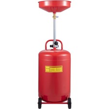 Uimoso Portable 20-Gallon Workshop Waste Oil Drain Tank with Air Operated Valve