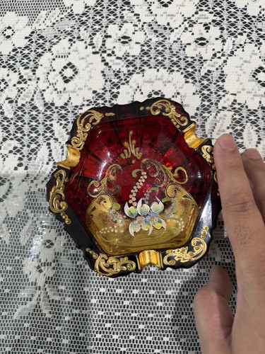 Antique bohemian ruby red - antique,