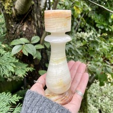 Vintage Onyx Candlestick