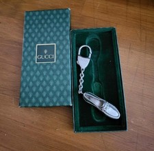 GUCCI AUTHENTIC SILVER KEYRING  NEVER USED. PERFECT CONDITION NO SIGNS OF USE