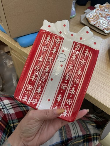 Christmas serving plate - christmas,