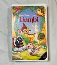SEALED Disney BAMBI VHS Black