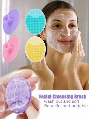 2pcs face scrubber silicone - face,