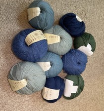 Rowan Pure Wool 4 Ply. Mixed Bag Of Complementary Colours 10 X 50g Balls