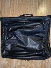 Faux leather suit carrier - faux,