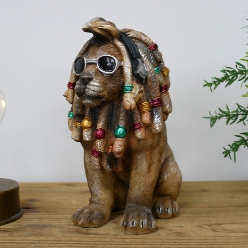 Lion with dreadlocks - lion,