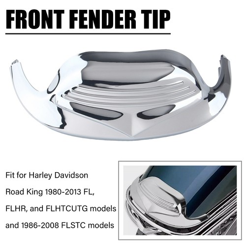 Chrome front fender trim - fender, skirt