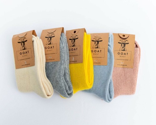 Pairs cashmere socks goat - socks.,
