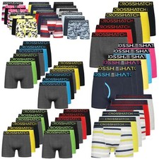 Mens 6 Pack Crosshatch Boxer