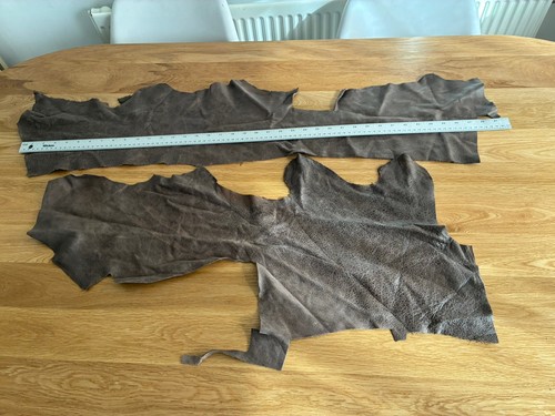 Distressed brown leather - brown,