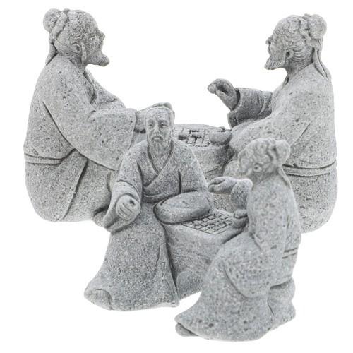 Pcs old man figurine - figurine, bonsai