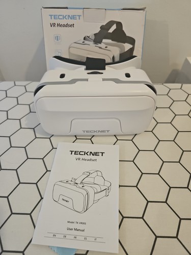 Tecknet headset white 3d - headset,