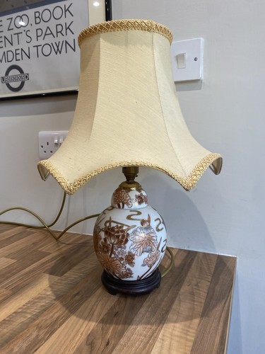Vintage ginger jar table - jar, lamp
