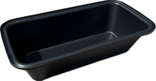 Large black dog bath - bath,