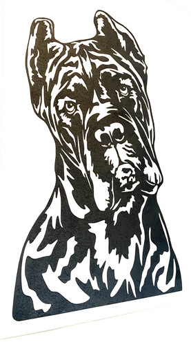 Cane corso dog decal vinyl - 1x,