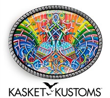 Celtic Peacock Belt Buckle -