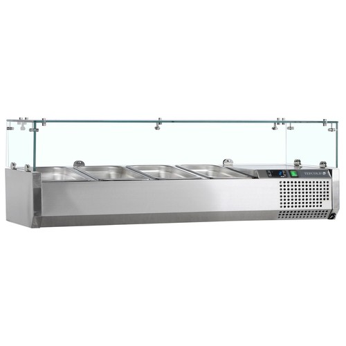 Topping counter refrigerated - topping,