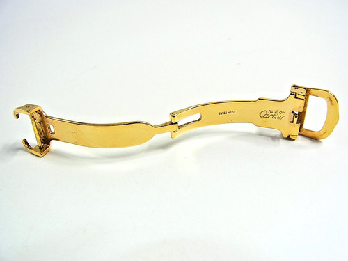 Cartier 12mm gold plated - 12mm, gold-plated