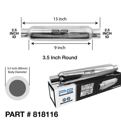 Exhaust silencer resonator - silencer, 2.5