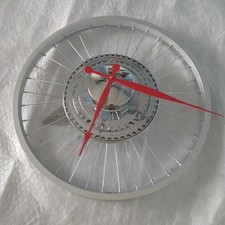 Vyconic Bicycle Wheel and Cogs Handmade Wall Clock | Cycling Gift