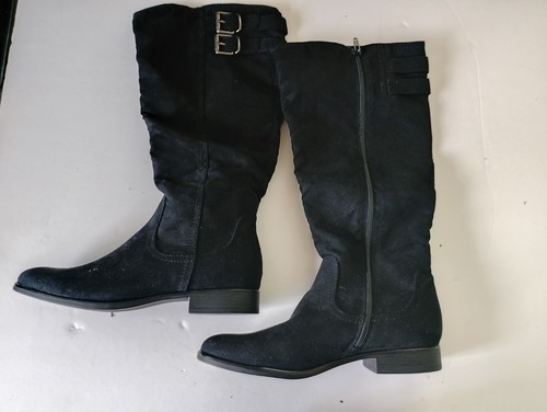 Womens faux suede finish boots - womens,