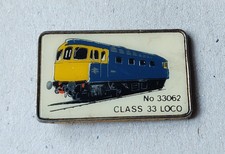 Clubman Enamel Train Badge No 33062 Class 33 Loco – FREE SHIPPING