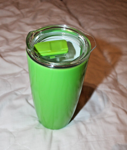 Green coffee mug - mug, flask