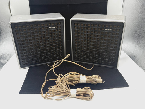 Vintage philips speakers pair - vintage,