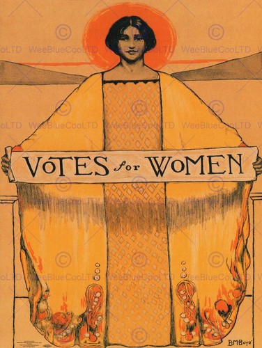 Political propaganda suffrage - propaganda,