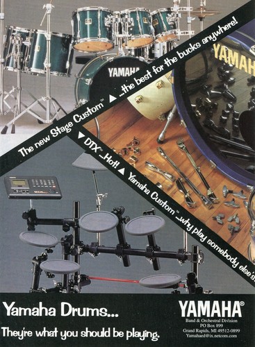 1996 print yamaha - ad, of