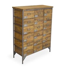 Industrial Vintage Apothecary 18 Drawer Chest, fab condition, incredible storage