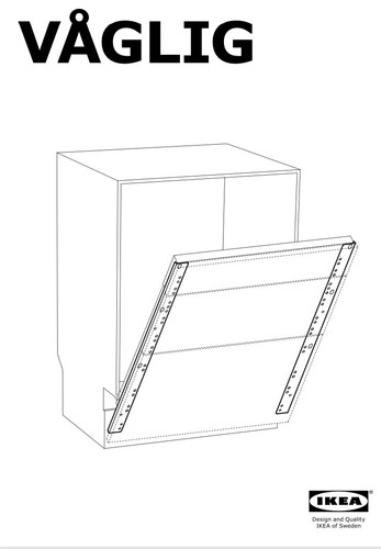 Ikea vaglig connecting rails - vaglig,